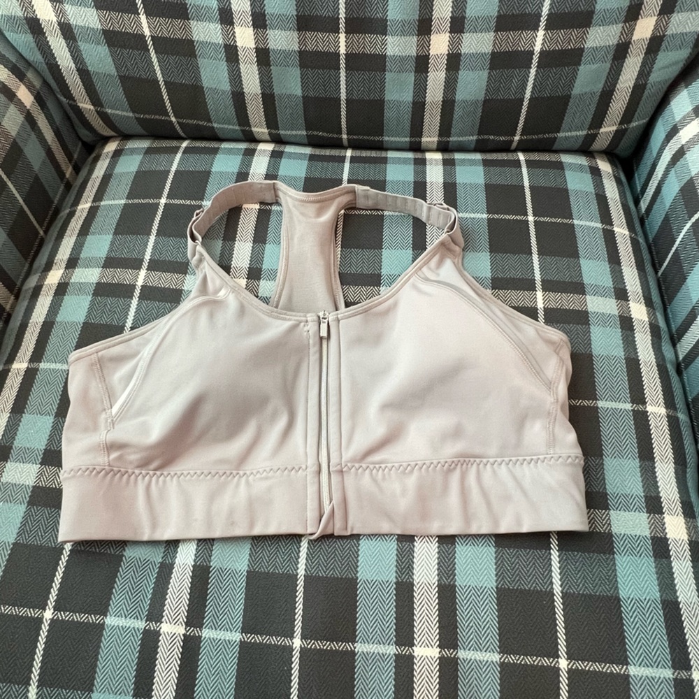 Athleta Gray Razorback Sports Bra - Picture 11 of 11